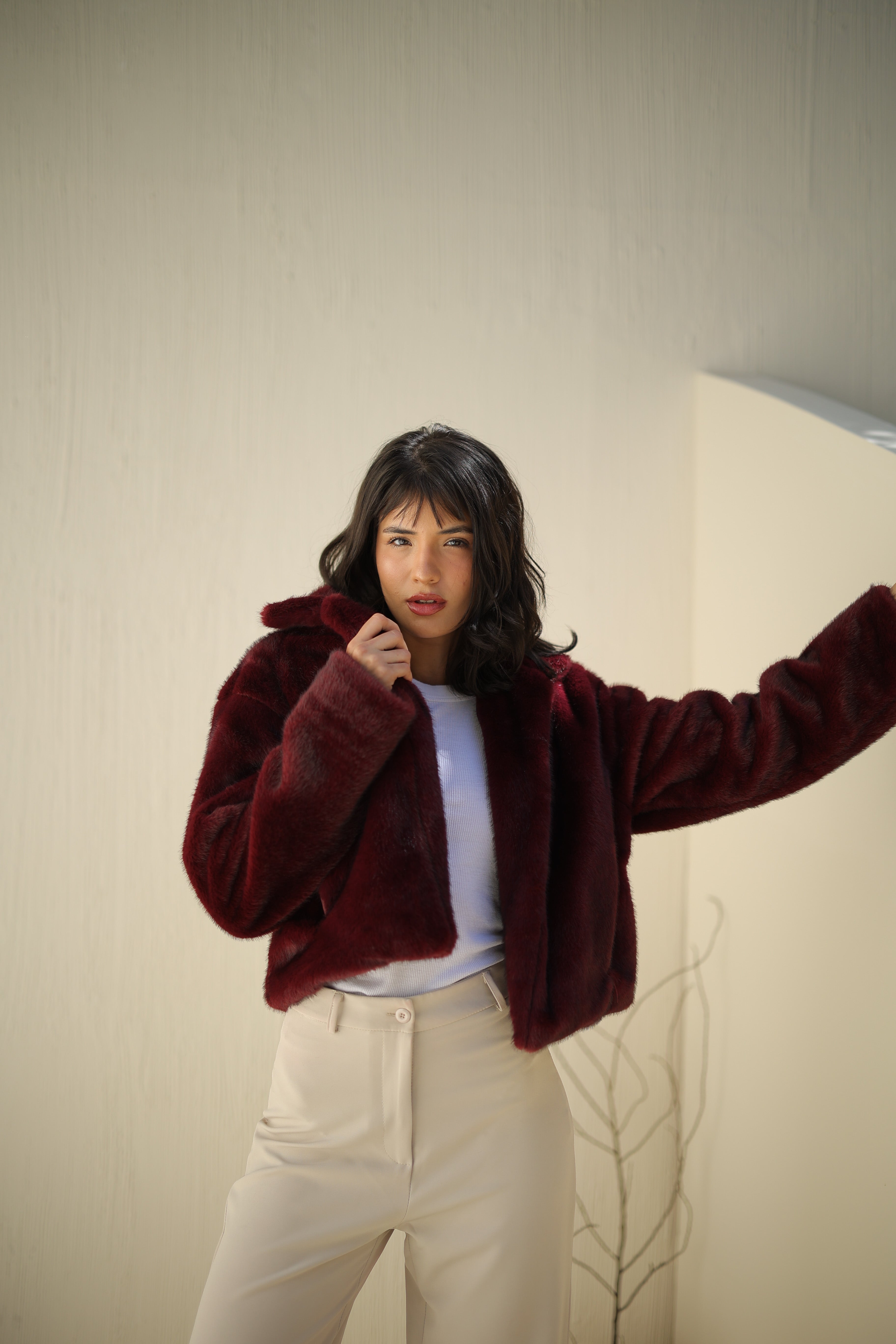 جاكيت زارا فرو Zoya