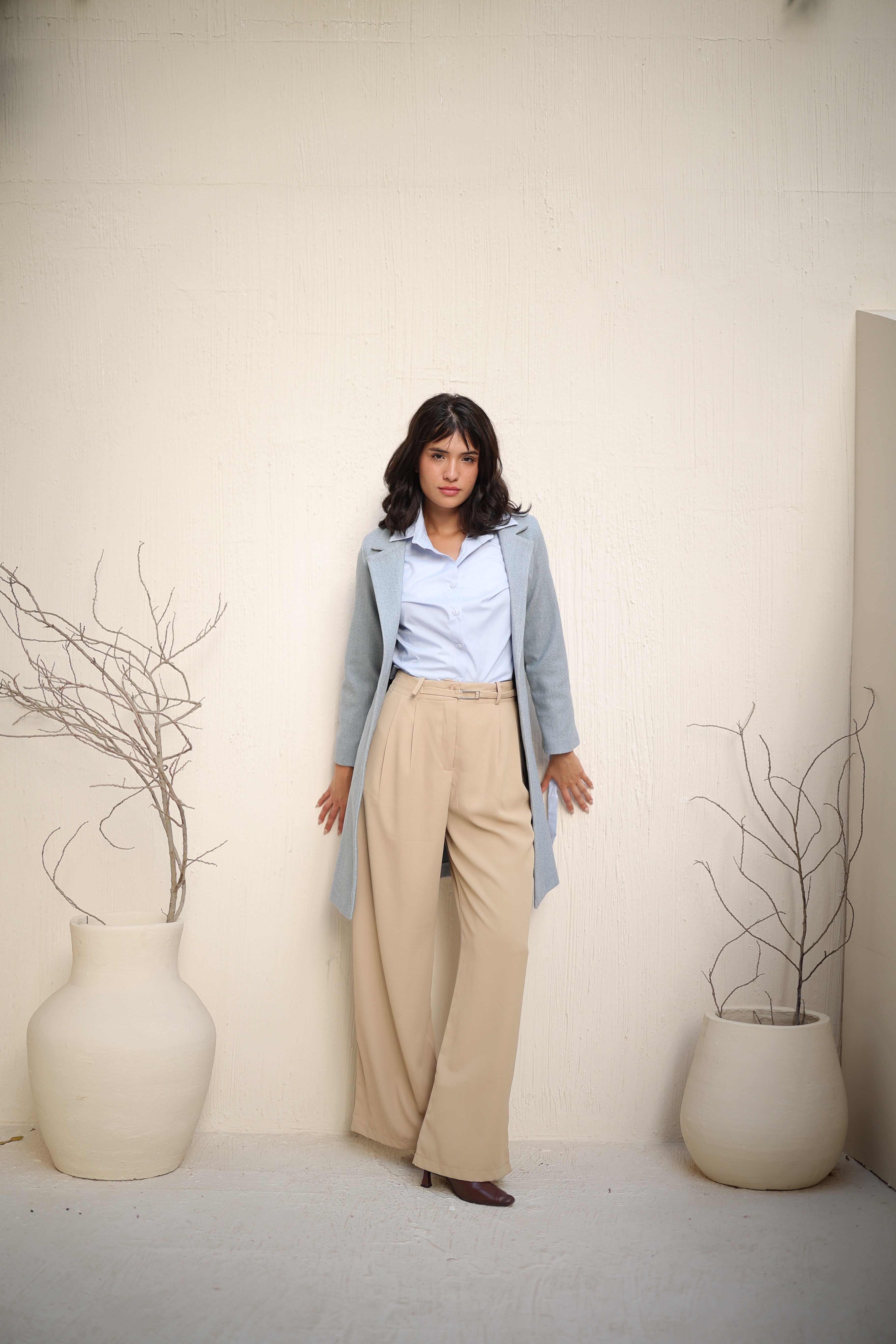 بالطو ساده الوان فاتحه Zoya